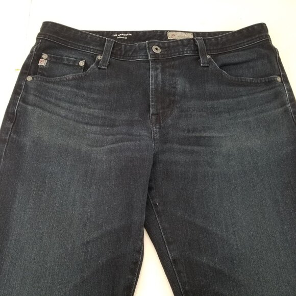 AG Adriano Goldschmied Jeans Mens 33x32 Blue Denim The Graduate Tailored Leg - Picture 3 of 6